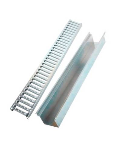 comprar Canal + rejilla de acero galvanizado 100x10cm. Imave de IMAVE - Canal Galvanizado comprar Canal + rejilla de acero galvanizado 100x10cm. Imave de IMAVE - Canal Galvanizado