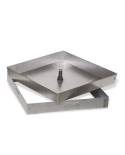 Tapa rellenable galvanizada 8/10 33x33 cm. Odem